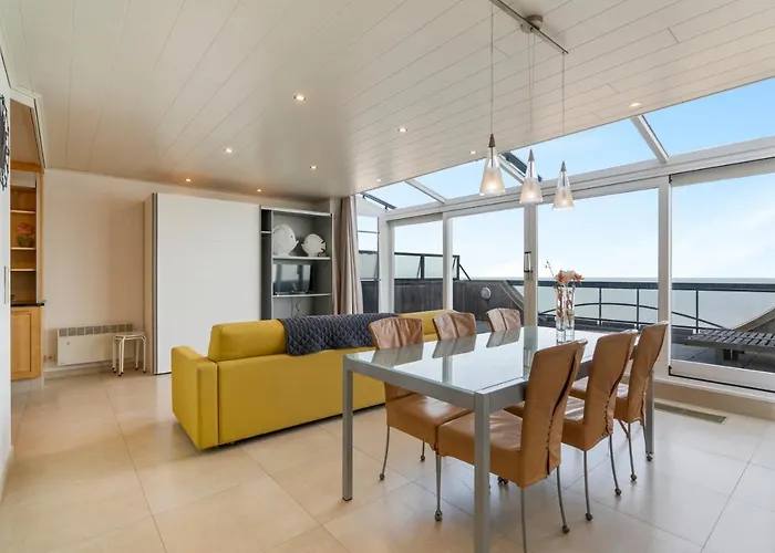 Penthouse App Met Imposant & Eindeloos Zeezicht Апартаменты Миделкерк