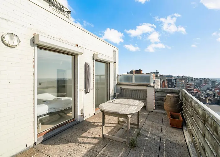 Penthouse App Met Imposant & Eindeloos Zeezicht Апартаменты